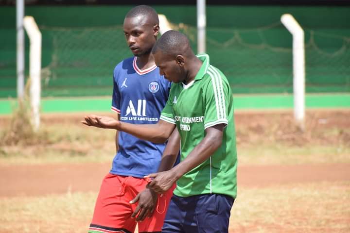 Omasete the sportsman: Engaging with opponent Cephas Mutugi during a match